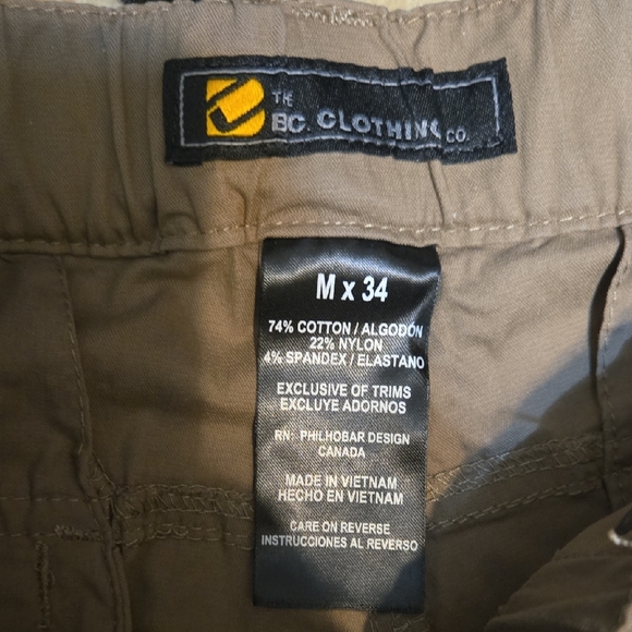 Men's Versatile Tan Cargo Pants - Picture 2 of 8